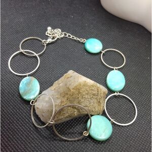 Pop fashion 1990s circle‎ link bracelet